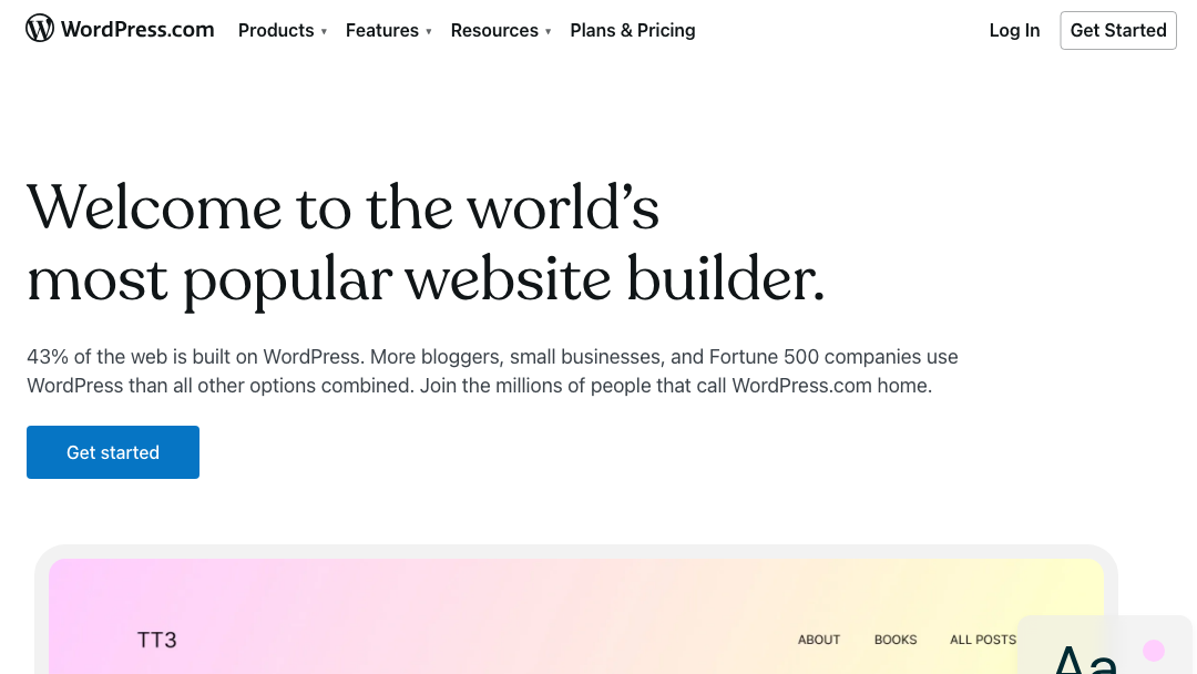 Wordpress website